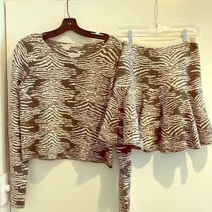 Townsen two piece sweater/skirt set